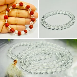 Sphatik Mala and Bracelet